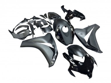 Rabatt Honda CBR1000RR Motorrad Verkleidung 2008-2011 - Grau Glanzendes Schwarz
