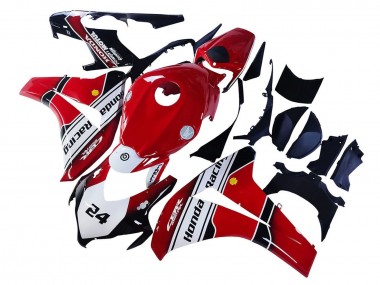 Rabatt Honda CBR1000RR Motorrad Verkleidung 2008-2011 - Weiss Rot Glanzendes Schwarz Rennen 24