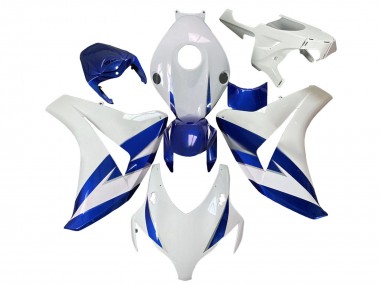 Rabatt Honda CBR1000RR Motorrad Verkleidung 2008-2011 - Weiss Blau