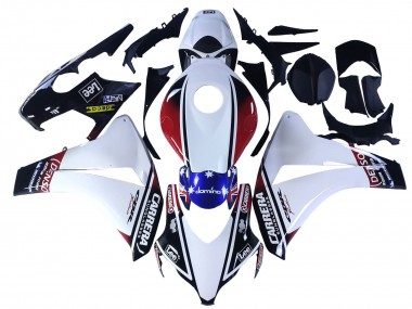 Rabatt Honda CBR1000RR Motorrad Verkleidung 2008-2011 - Weiss Rot Blau Schwarz Stern Lee Carrera
