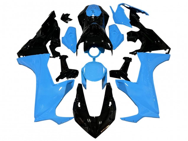 Rabatt Honda CBR1000RR Motorrad Verkleidung 2017-2023 - Blau Glanzendes Schwarz