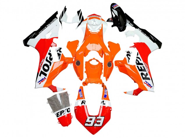 Rabatt Honda CBR1000RR Motorrad Verkleidung 2017-2023 - Weiss Orange Rot Glanzendes Schwarz HRC Repsol 93