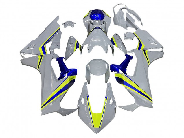 Rabatt Honda CBR1000RR Motorrad Verkleidung 2017-2023 - Weiss Gelb Blau
