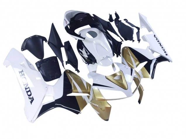 Rabatt Honda CBR600RR Motorrad Verkleidung 2005-2006 - Gold Weiss Schwarz