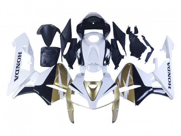 Rabatt Honda CBR600RR Motorrad Verkleidung 2005-2006 - Gold Weiss Schwarz