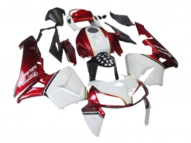Rabatt Honda CBR600RR Motorrad Verkleidung Kit 2005-2006 - Rot Weiss Schwarz