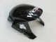 Rabatt Honda CBR600RR Motorrad Verkleidung 2005-2006 - Glanzendes Schwarz Weiss West