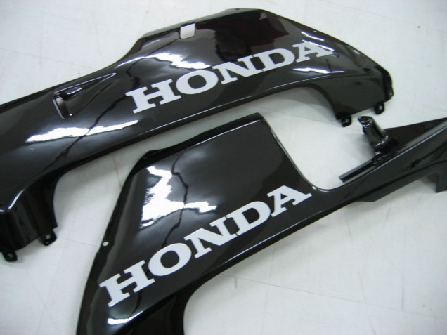 Rabatt Honda CBR600RR Motorrad Verkleidung 2005-2006 - Glanzendes Schwarz Grau Flamme