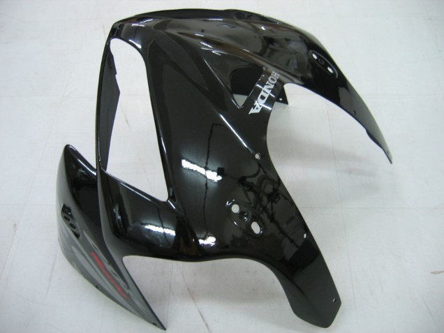 Rabatt Honda CBR600RR Motorrad Verkleidung 2005-2006 - Glanzendes Schwarz Grau Flamme