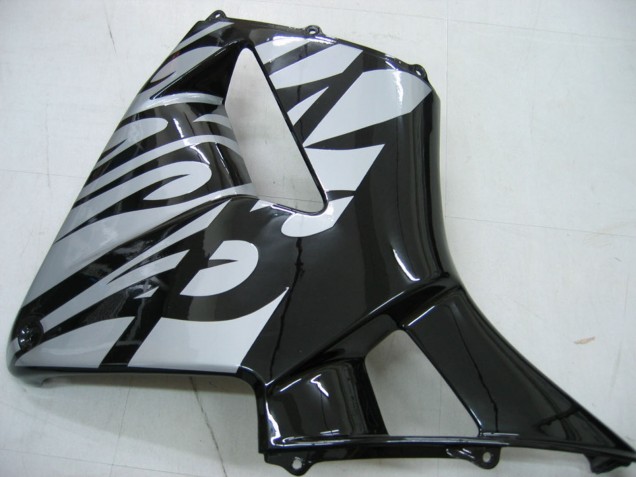 Rabatt Honda CBR600RR Motorrad Verkleidung 2005-2006 - Glanzendes Schwarz Grau Flamme