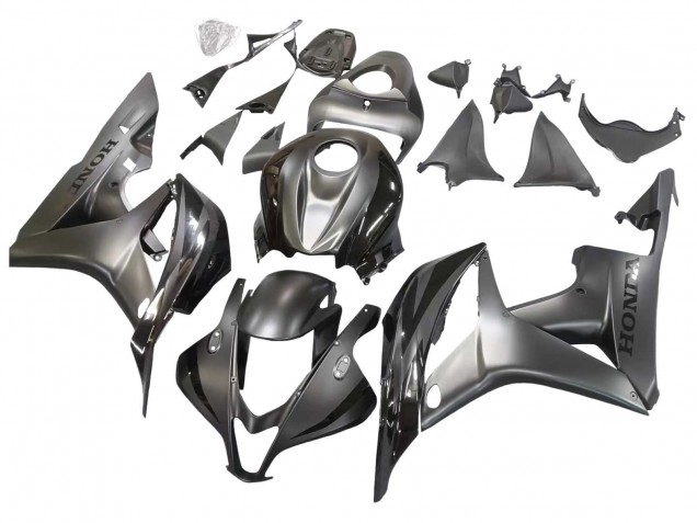 Rabatt Honda CBR600RR Motorrad Verkleidung 2007-2008 - Silber Glanzendes Schwarz