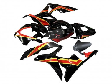Rabatt Honda CBR600RR Motorrad Verkleidung 2007-2008 - Rot Gold Glanzendes Schwarz