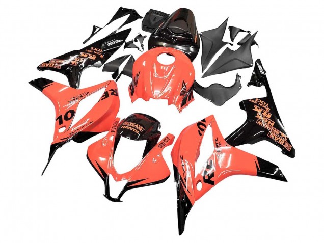 Rabatt Honda CBR600RR Motorrad Verkleidung 2007-2008 - Orange Glanzendes Schwarz Repsol