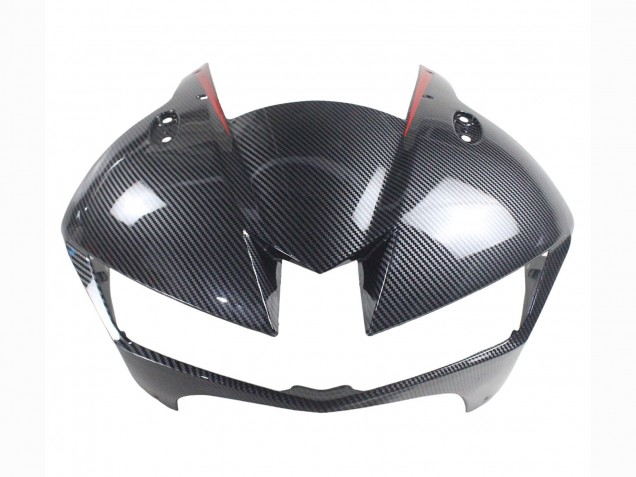 Rabatt Honda CBR600RR Motorrad Verkleidung 2013-2023 - Schwarzes Carbonfaser Rot