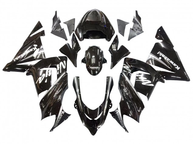 Rabatt Kawasaki ZX10R Motorrad Verkleidung 2004-2005 - Glanzendes Schwarz Ninja