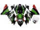 Rabatt Kawasaki ZX10R Motorrad Verkleidung 2004-2005 - Weiss Schwarz Grun Elf