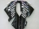 Rabatt Kawasaki ZX10R Motorrad Verkleidung 2004-2005 - Weiss Schwarz West Ninja