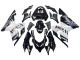 Rabatt Kawasaki ZX10R Motorrad Verkleidung 2004-2005 - Weiss Schwarz West Ninja