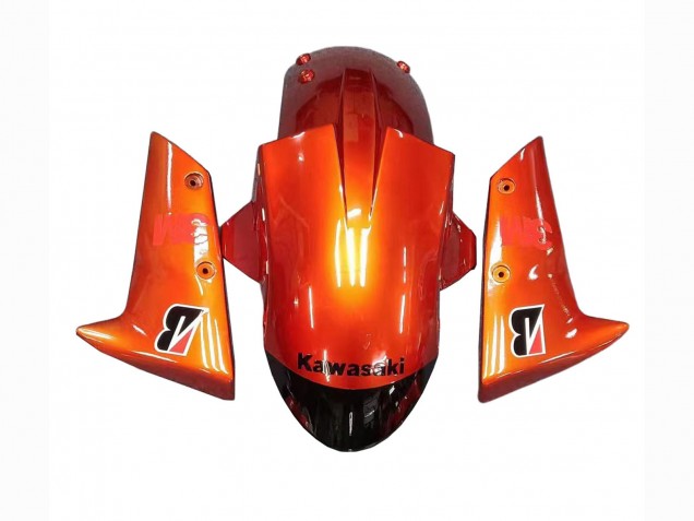 Rabatt Kawasaki ZX10R Motorrad Verkleidung 2004-2005 - Burnt Orange Schwarz Monster Elf