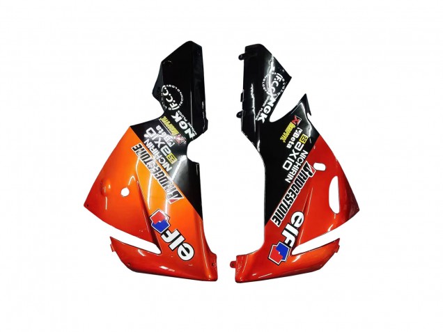 Rabatt Kawasaki ZX10R Motorrad Verkleidung 2004-2005 - Burnt Orange Schwarz Monster Elf