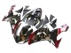 Rabatt Kawasaki ZX10R Motorrad Verkleidung 2006-2007 - Schwarz Rot Gold BACARDI
