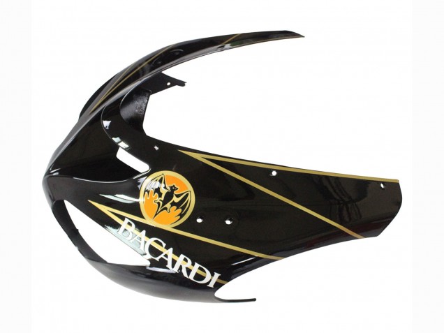 Rabatt Kawasaki ZX10R Motorrad Verkleidung 2006-2007 - Schwarz Rot Gold BACARDI