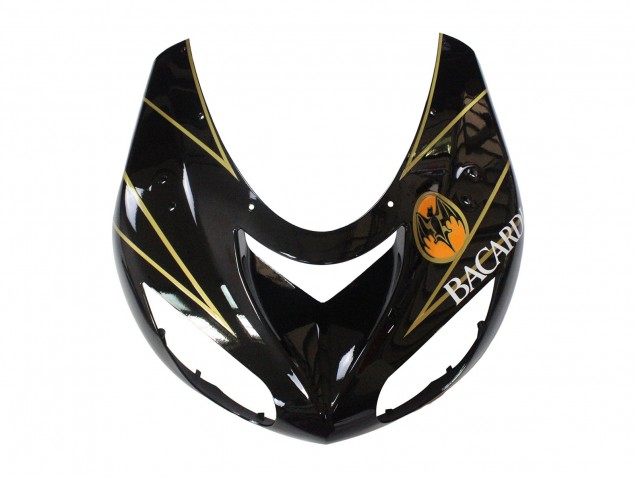 Rabatt Kawasaki ZX10R Motorrad Verkleidung 2006-2007 - Schwarz Rot Gold BACARDI
