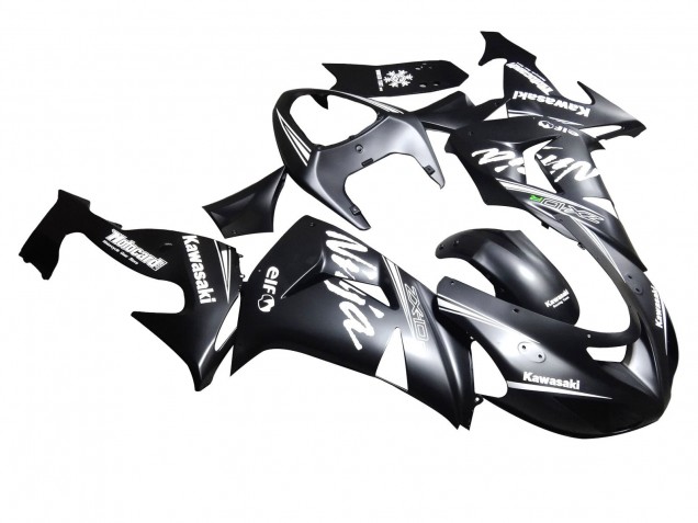 Rabatt Kawasaki ZX10R Motorrad Verkleidung 2006-2007 - Matt Schwarz