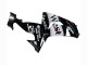 Rabatt Kawasaki ZX10R Motorrad Verkleidung 2006-2007 - Glanzendes Schwarz Weiss West
