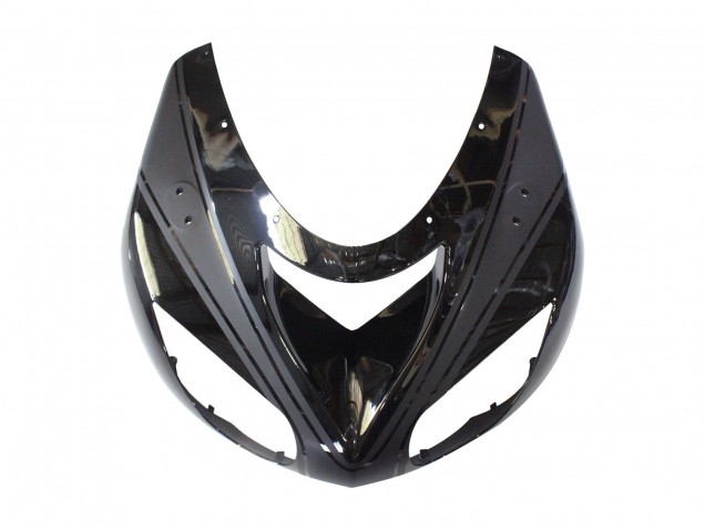 Rabatt Kawasaki ZX10R Motorrad Verkleidung 2006-2007 - Matt Schwarz Glanzendes Schwarz