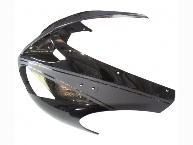 Rabatt Kawasaki ZX10R Motorrad Verkleidung 2006-2007 - Matt Schwarz Glanzendes Schwarz
