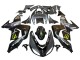 Rabatt Kawasaki ZX10R Motorrad Verkleidung 2006-2007 - Grau Gelb Glanzendes Schwarz Monster Elf