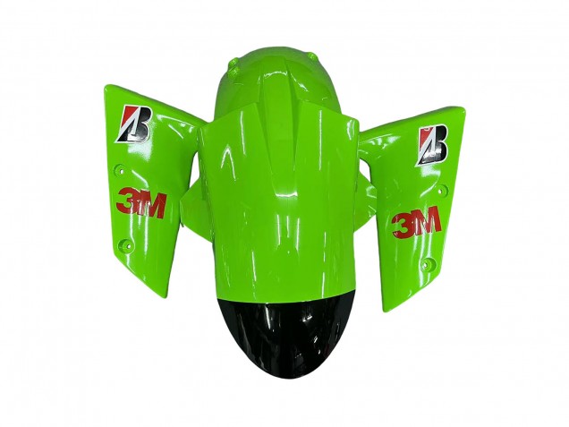 Rabatt Kawasaki ZX10R Motorrad Verkleidung 2006-2007 - Grun Schwarz Elf Touch4 3M