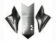 Rabatt Kawasaki ZX10R Motorrad Verkleidung 2006-2007 - Matt Grau