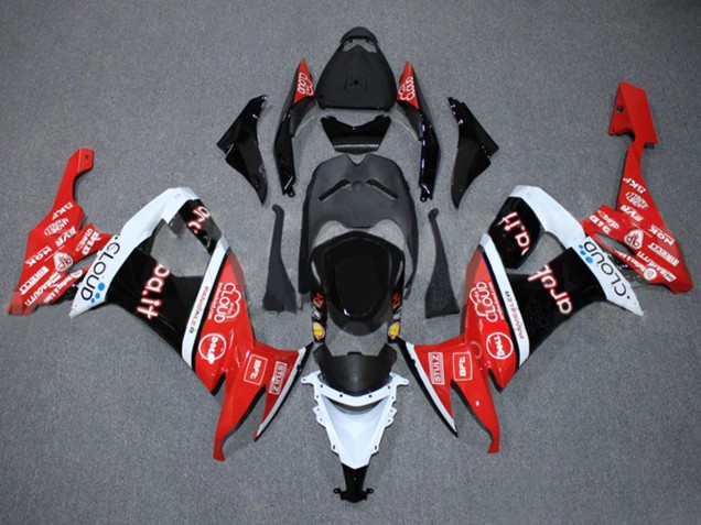 Rabatt Kawasaki ZX10R Motorrad Verkleidung 2008-2010 - Rot Weiss Schwarz Cloud Aruba.it