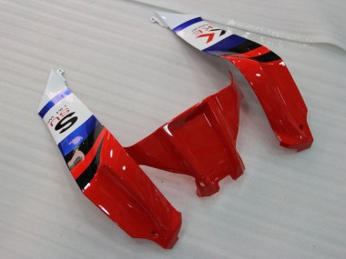 Rabatt Kawasaki ZX10R Motorrad Verkleidung 2011-2015 - Weiss Blau Rot Schwarz SBK Maxxis