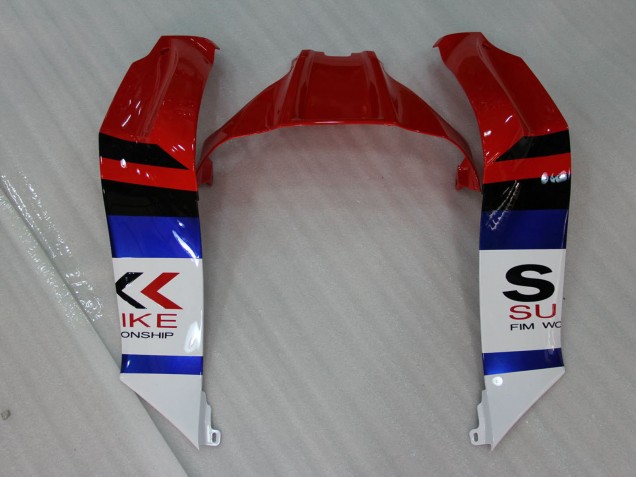 Rabatt Kawasaki ZX10R Motorrad Verkleidung 2011-2015 - Weiss Blau Rot Schwarz SBK Maxxis