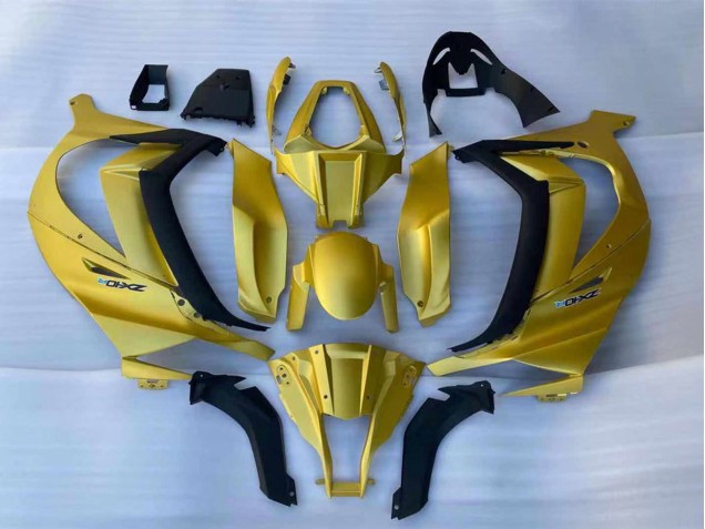 Rabatt Kawasaki ZX10R Motorrad Verkleidung 2011-2015 - Gold Schwarz