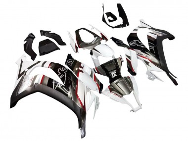 Rabatt Kawasaki ZX10R Motorrad Verkleidung 2011-2015 - Weiss Glanzendes Schwarz Matt Schwarz Rot