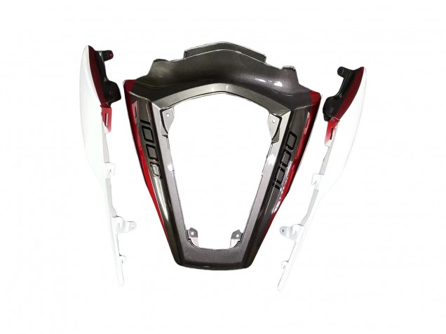 Rabatt Kawasaki ZX10R Motorrad Verkleidung 2011-2015 - Weiss Glanzendes Schwarz Matt Schwarz Rot