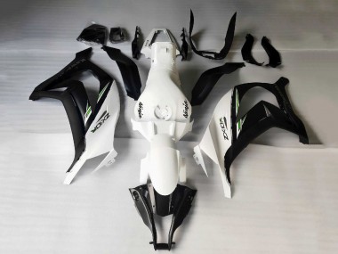 Rabatt Kawasaki ZX10R Motorrad Verkleidung 2011-2015 - Weiss Matt Schwarz Grun Aufkleber