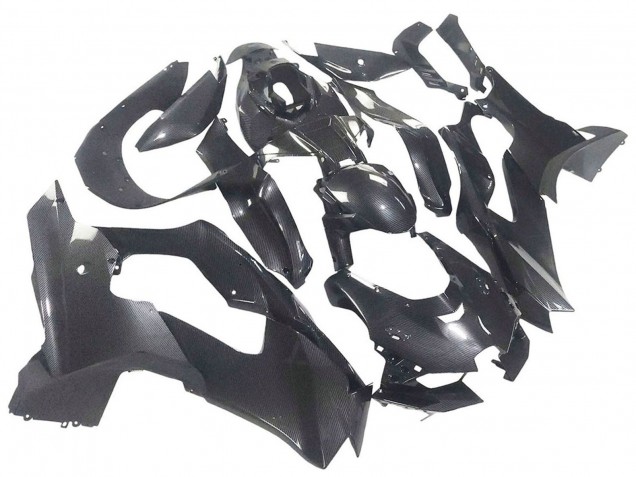 Rabatt Kawasaki ZX10R Motorrad Verkleidung 2021-2025 - Schwarze Carbonfaser