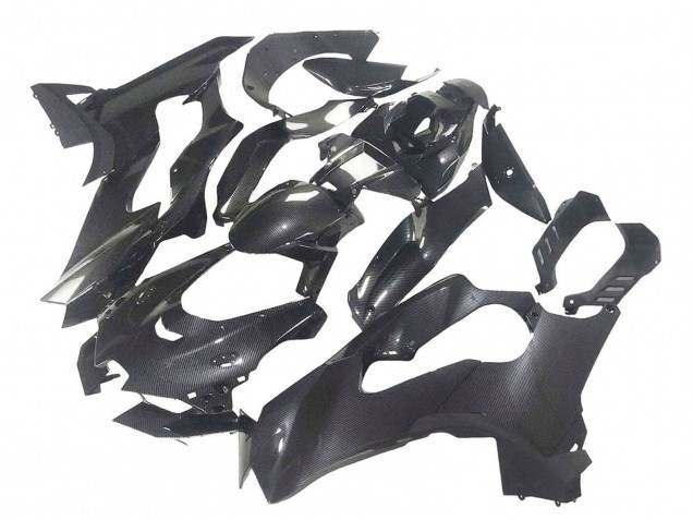Rabatt Kawasaki ZX10R Motorrad Verkleidung 2021-2025 - Schwarze Carbonfaser