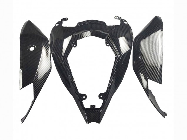 Rabatt Kawasaki ZX10R Motorrad Verkleidung 2021-2025 - Schwarze Carbonfaser