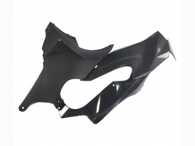 Rabatt Kawasaki ZX10R Motorrad Verkleidung 2021-2025 - Schwarze Carbonfaser