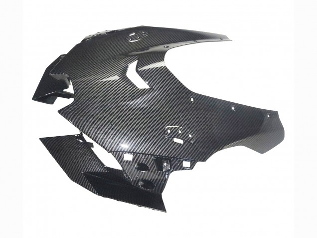 Rabatt Kawasaki ZX10R Motorrad Verkleidung 2021-2025 - Schwarze Carbonfaser