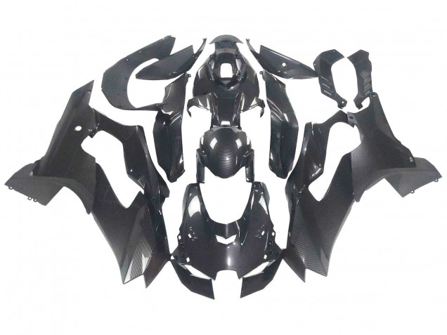 Rabatt Kawasaki ZX10R Motorrad Verkleidung 2021-2025 - Schwarze Carbonfaser