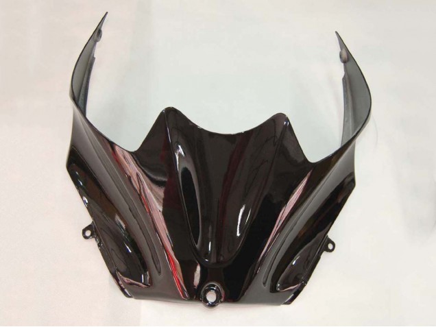 Rabatt Kawasaki ZX14R ZZR1400 Motorrad Verkleidung 2006-2011 - Glanzendes Schwarz Grun Flamme