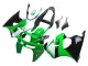 Rabatt Kawasaki ZX6R Motorrad Verkleidung 1998-1999 - Grun Weiss Glanzendes Schwarz