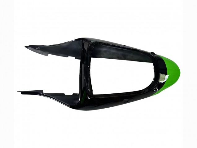 Rabatt Kawasaki ZX6R Motorrad Verkleidung 1998-1999 - Grun Glanzendes Schwarz Elf Bridgestone